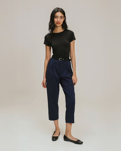 Pantalón Cropped Cinturón